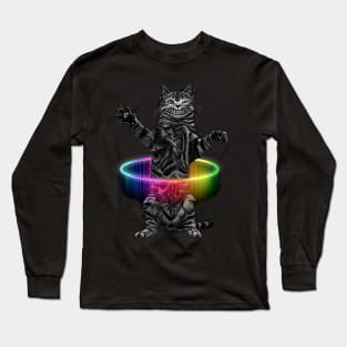 HULA-HOOP CAT Long Sleeve T-Shirt